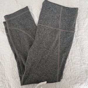 Athleta Heathered Gray Leggings 17”